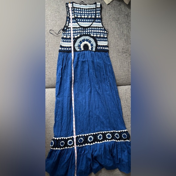 NEW Zara Contrast Crochet Knit Midi Dress – Size S (no tag ) - Picture 15 of 16